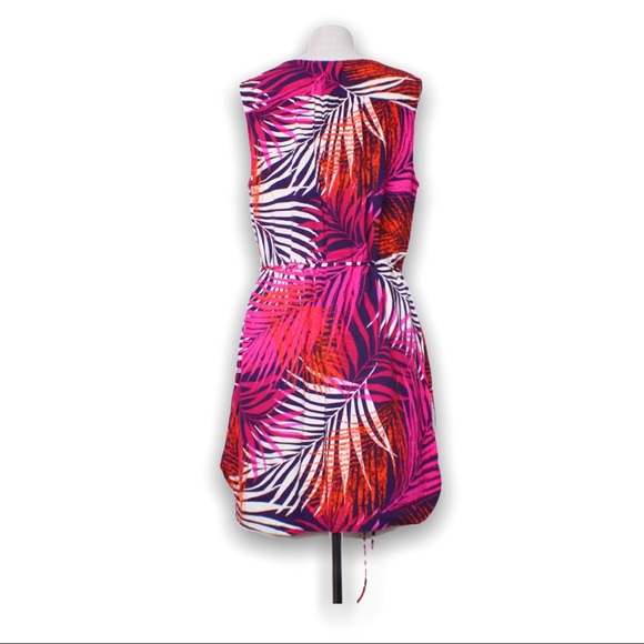 BeachLunchLounge Tropical Palm Belted Mini Dress - Picture 5 of 11